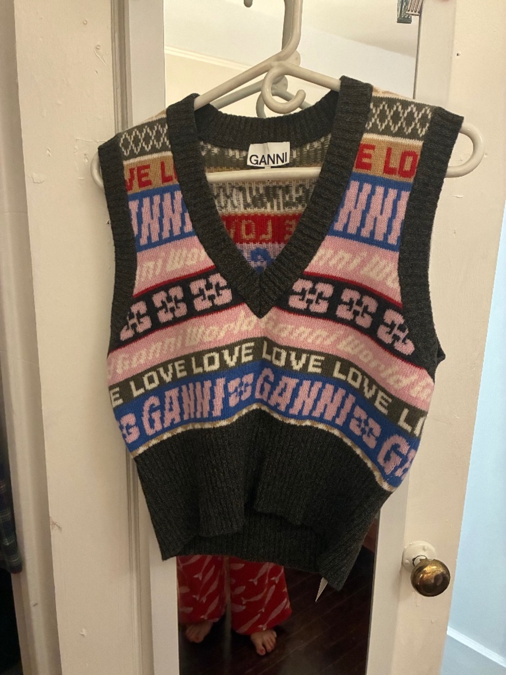 Ganni sweater vest- excellent condition- small